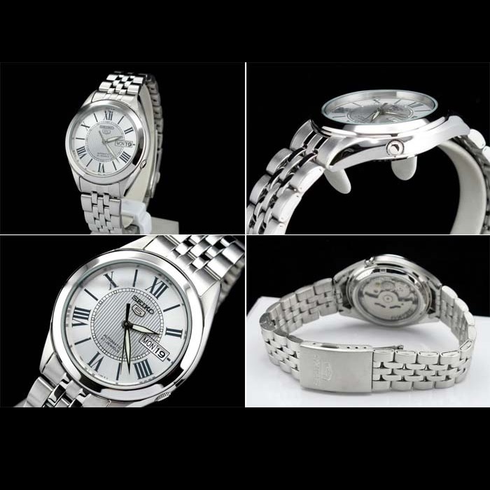 Seiko 5 SNKL29K1 Automatic See-thru Back Stainless Steel Bracelet Gents  Watch