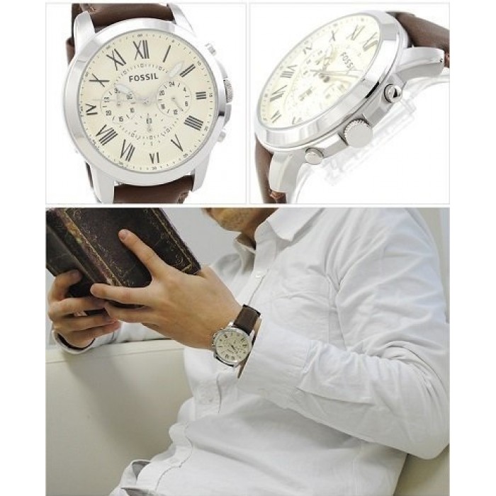 Fossil Men's Grant Chronograph Brown 