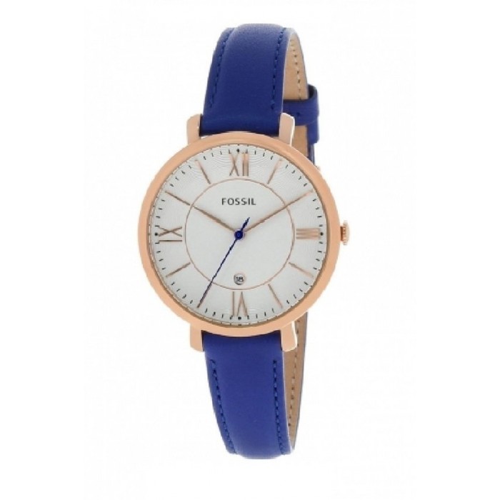 Blue Leather Strap Watch ES3795