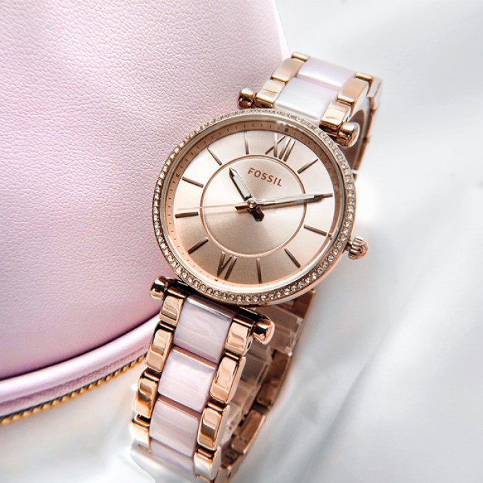 Fossil Women ES4346 Carlie Three-Hand 