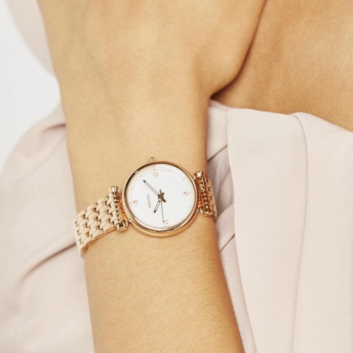Fossil Women's ES4429 Carlie Mini Rose 