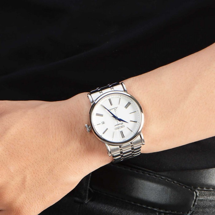 Seiko Premier Gents SRPA17J1 Automatic Sapphire Made in Japan Stainless  Steel Bracelet Watch