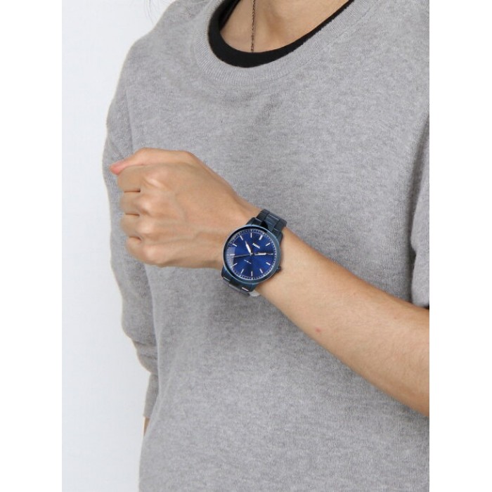 Ocean Blue Stainless Steel Watch
