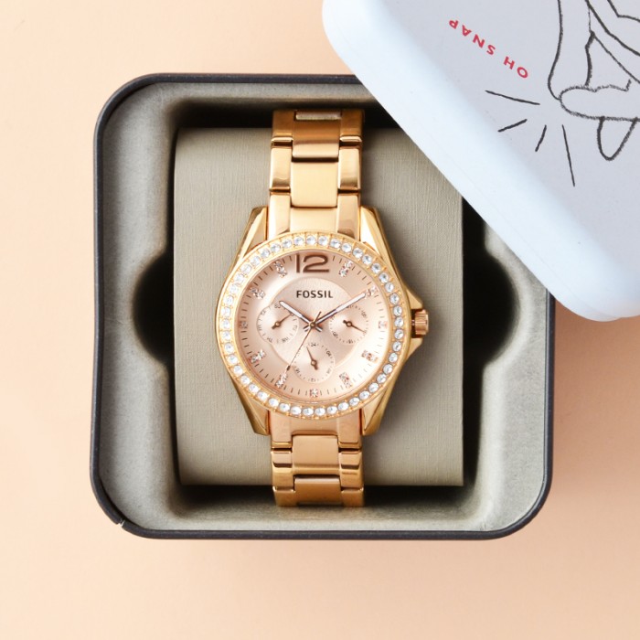 Fossil ES2811 Riley Multifunction Rose 