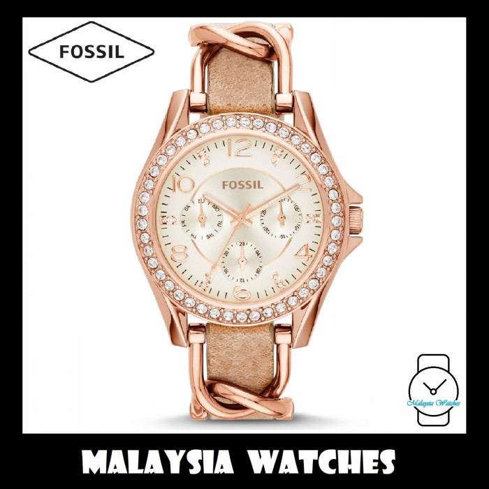 Fossil ES3466 Riley Multifunction Rose 