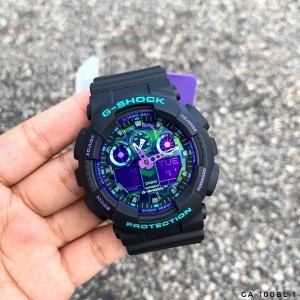 Casio G-Shock GA-100BL-1A 90's Retro 