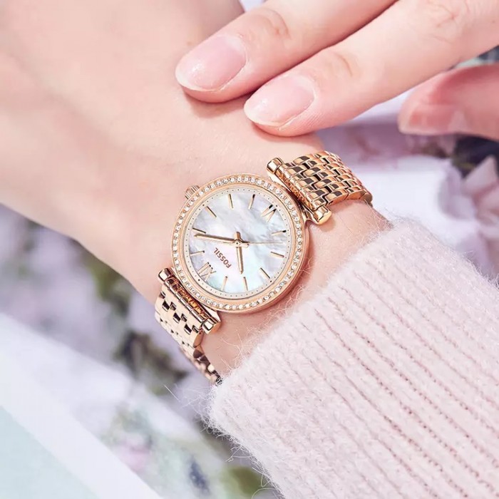 Rose Gold-Tone Stainless Steel Watch 