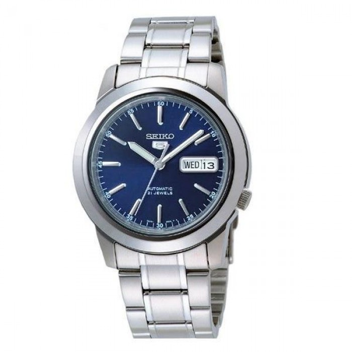 Seiko 5 Automatic SNKE51K1 See-thru Back Case Stainless Steel Bracelet Watch