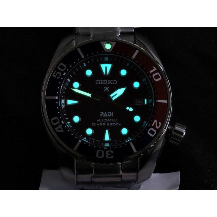 Seiko SPB181J1 Prospex Sumo PADI Pepsi Made in Japan Automatic Sapphire  Glass 200M Special Edition Men's
