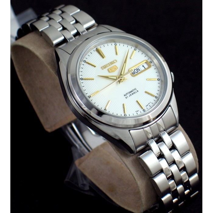 Seiko 5 SNKL17K1 Automatic See-thru Back Stainless Steel Bracelet Gents  Watch