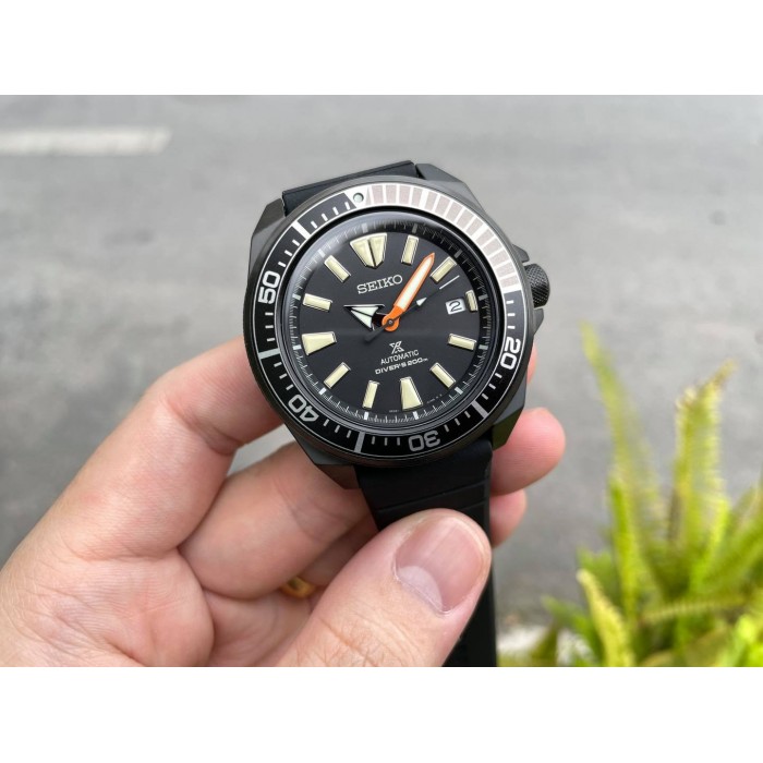 Seiko Prospex SRPH11K1 Black Series Samurai Limited Edition 8,000 PCs  Automatic Hardlex Glass Silicone Strap Diver's