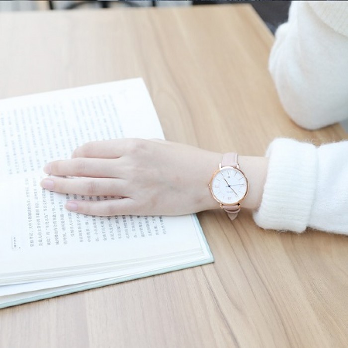 Date Blush Leather Watch \u0026 Jewelry Box 
