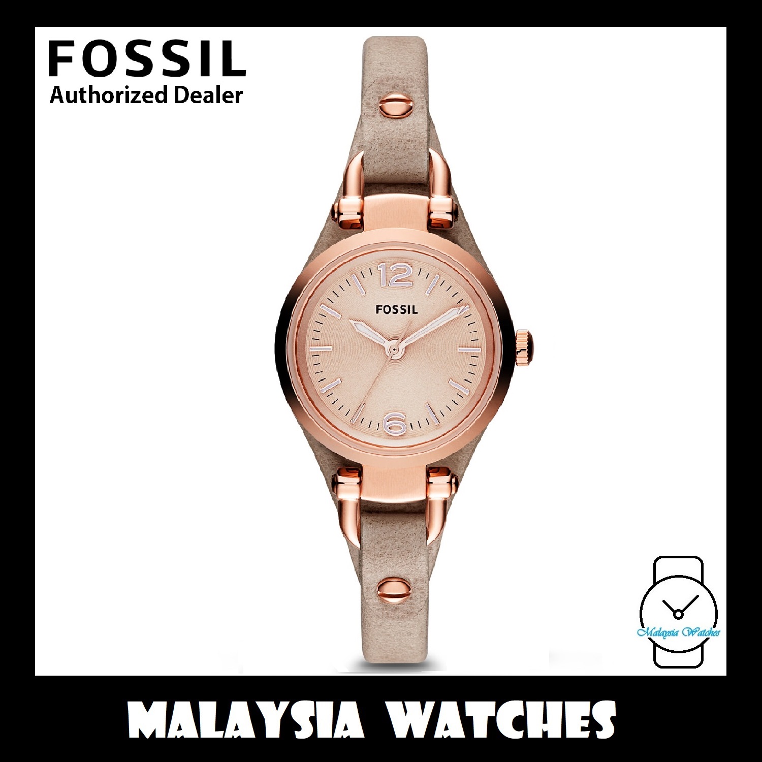 Fossil ES3262 Georgia Mini Three Hand 
