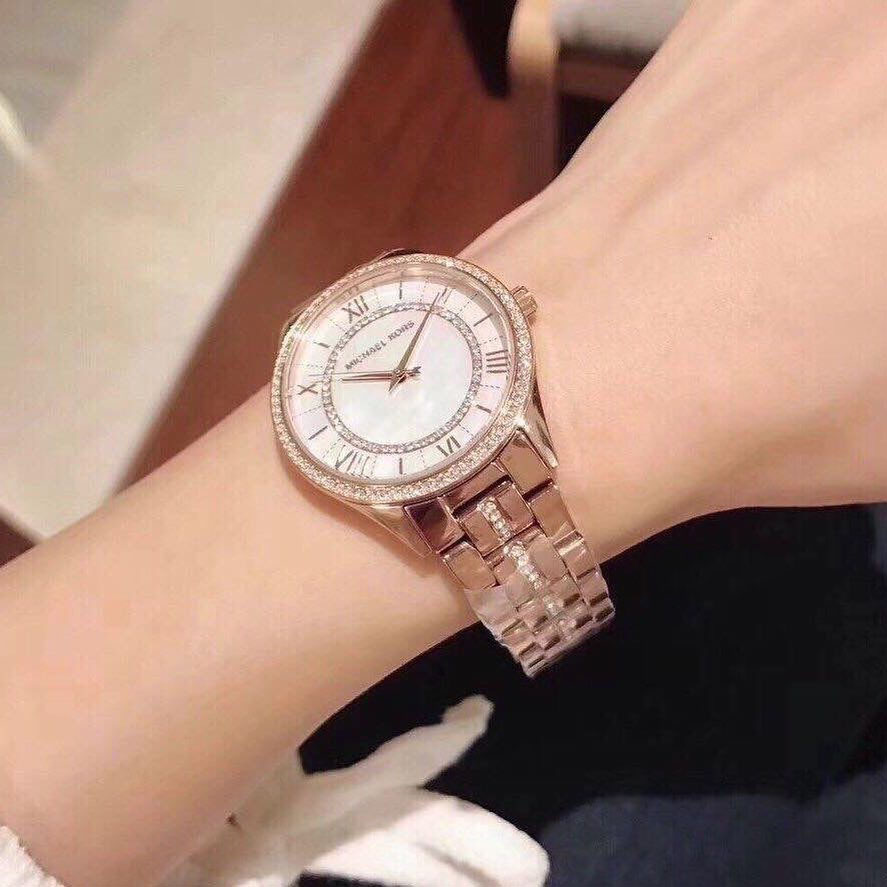 MICHAEL KORS Ladies MK3716 Lauryn White 