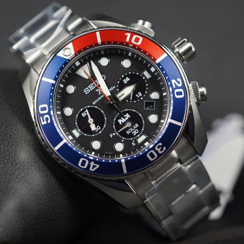 Seiko SSC795J1 Prospex Sumo PADI Made in Japan Solar Sapphire Glass 200M  Special Edition Men's Watch SBDL067