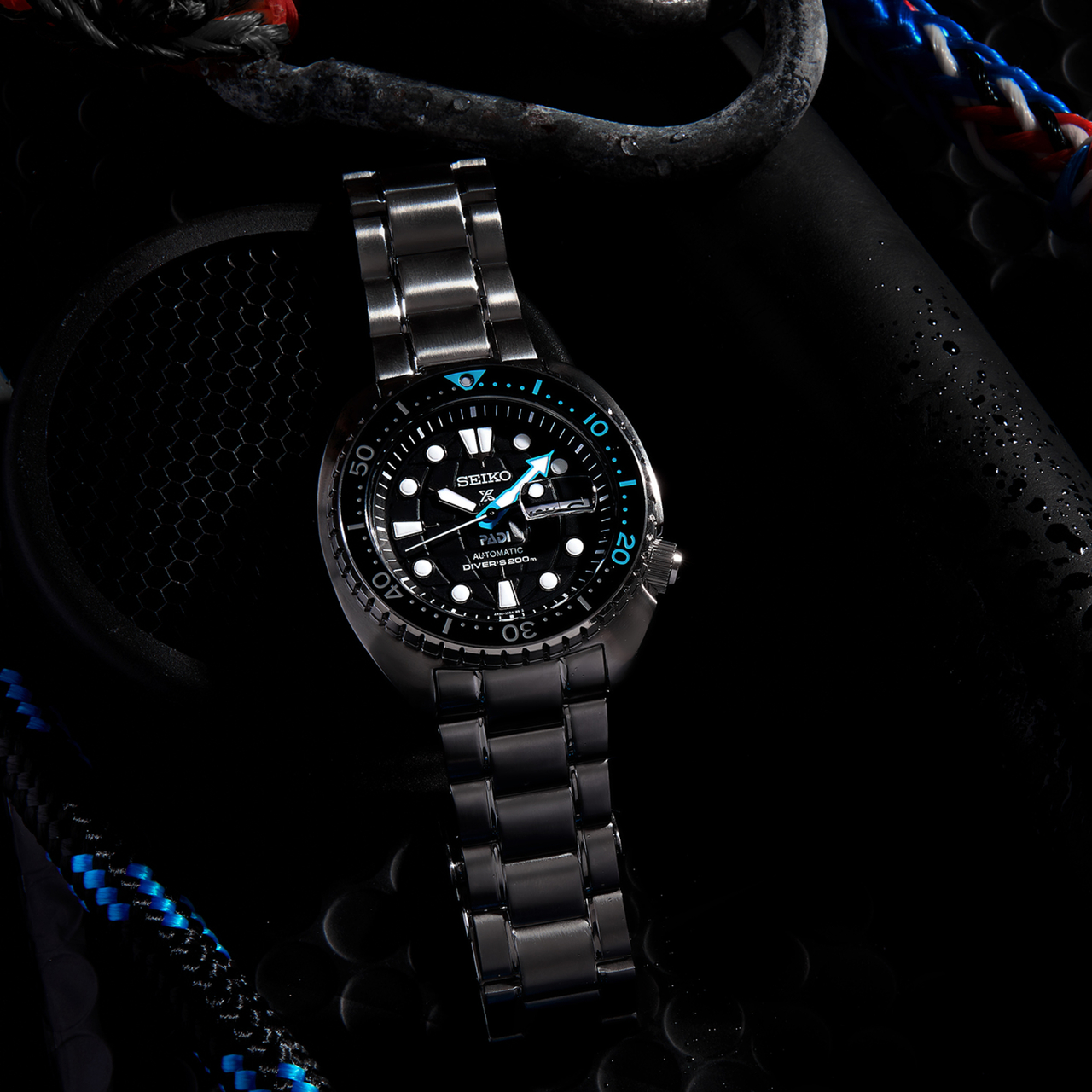 Seiko Prospex SRPG19K1 PADI King Turtle Divers 200M Automatic Sapphire  Glass Ceramic Bezel Stainless Steel Watch